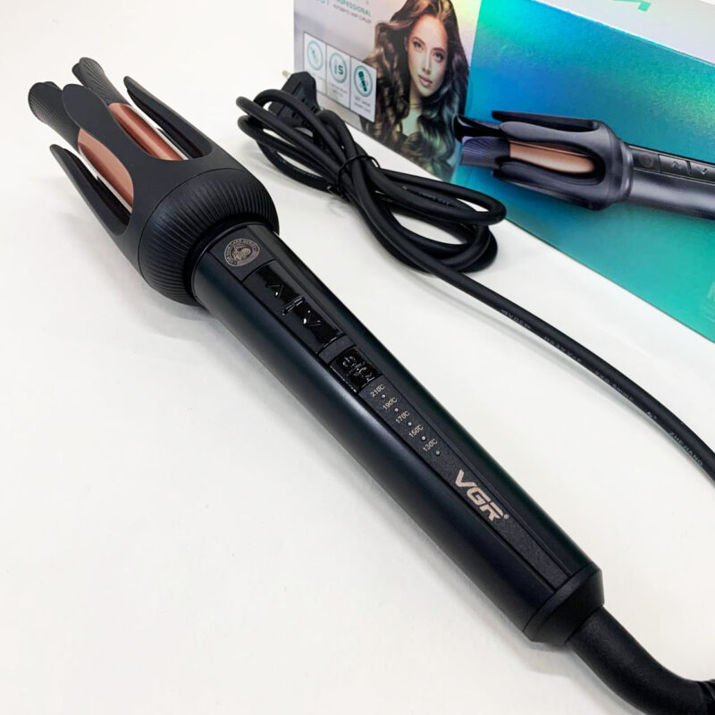 Плойка VGR V-581 — керамічне покриття і LED дисплей для комфортної укладки.