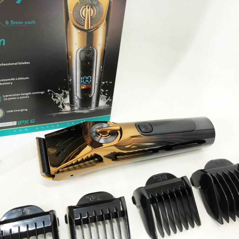 Професійна бездротова машинка для стрижки VGR V-663 — точність і зручність у кожному зрізі.