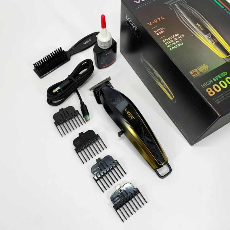 Тример VGR V-974 — бездротовий інструмент для ідеальної стрижки волосся.
