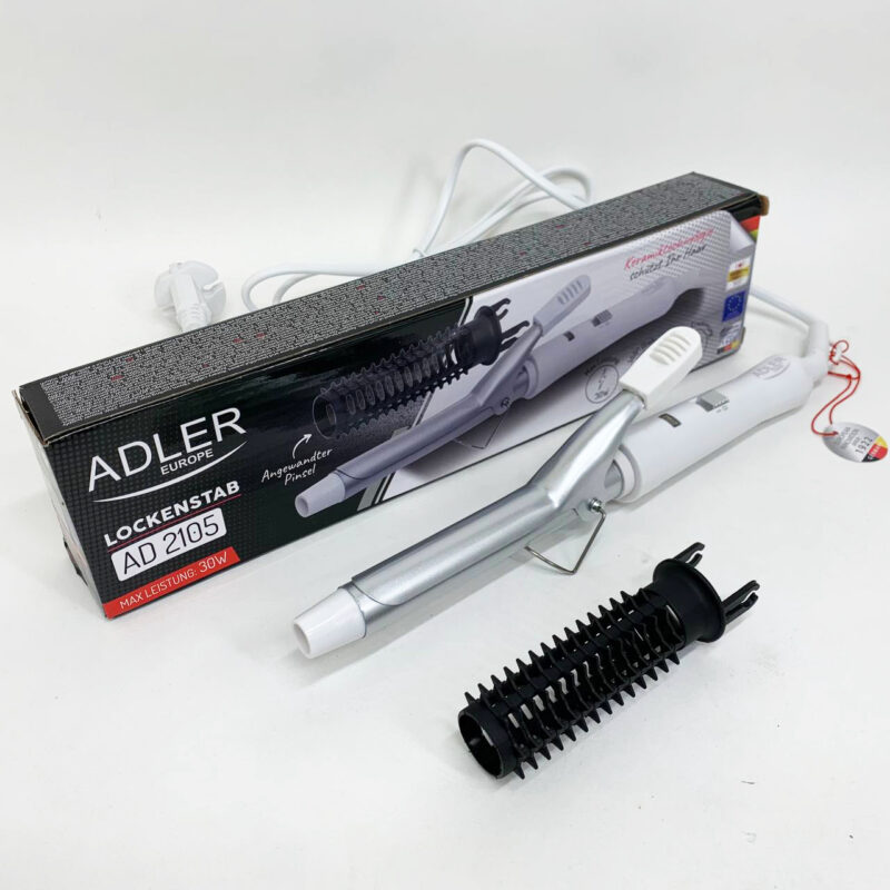 Плойка для волос Adler AD 2105 - 25 Вт, керамічне покриття для стильних локонів.