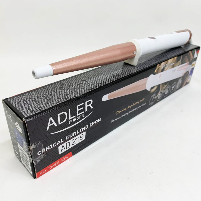 Adler AD 2119 Плойка керамічна конусна для локонів від 13 до 25 мм, 45Вт