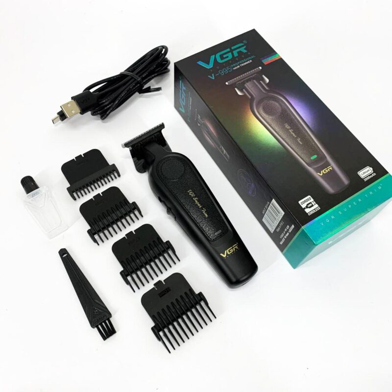 Акумуляторна машинка для стрижки VGR V-995 — ідеальна стрижка без зусиль у домашніх умовах.
