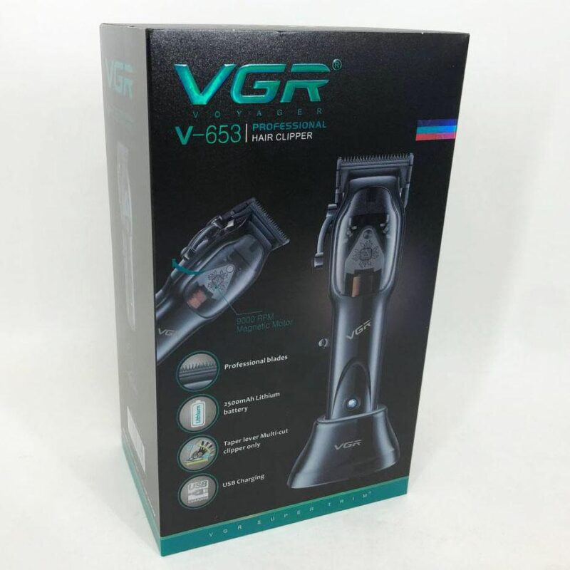 Машинка для стрижки волосся VGR Hair Clipper V-653 Voyager — ідеальні плавні переходи без зусиль