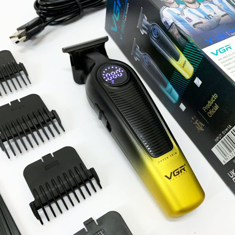Тример VGR V-996 YELLOW — потужний інструмент для стильних зачісок.