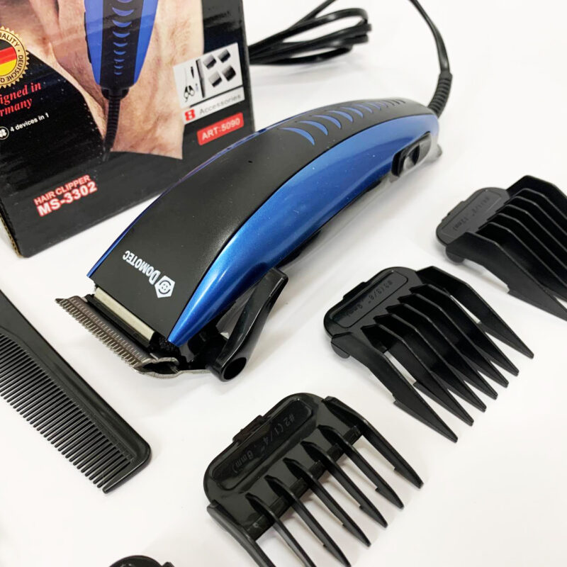 Машинка для стрижки Domotec MS-3302 — ідеальне рішення для домашньої зачіски без зайвих витрат.