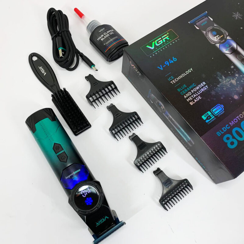 Тример VGR V-946 з технологією охолодження для комфортної стрижки волосся