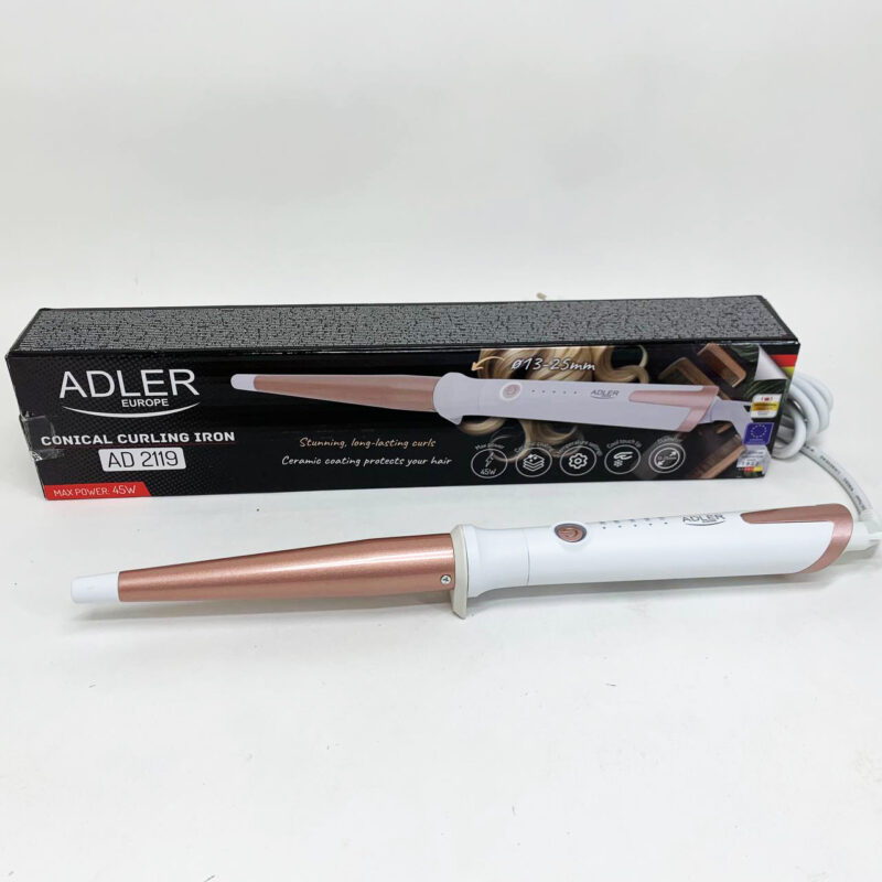 Adler AD 2119 Плойка керамічна конусна для локонів від 13 до 25 мм, 45Вт