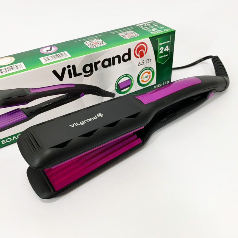 Волосся Плойка-гофре ViLgrand VHS-110 з керамічним покриттям для стильних укладок