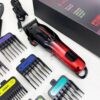Акумуляторна машинка для стрижки VGR V-026 RED — надійний інструмент для професіоналів та домашнього використання