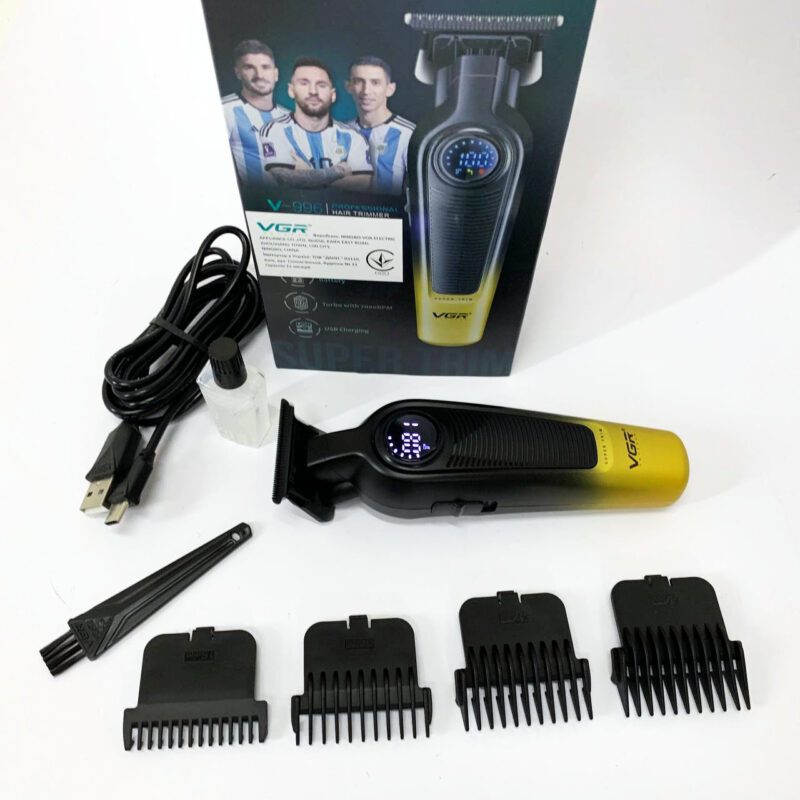 Тример VGR V-996 YELLOW — потужний інструмент для стильних зачісок.