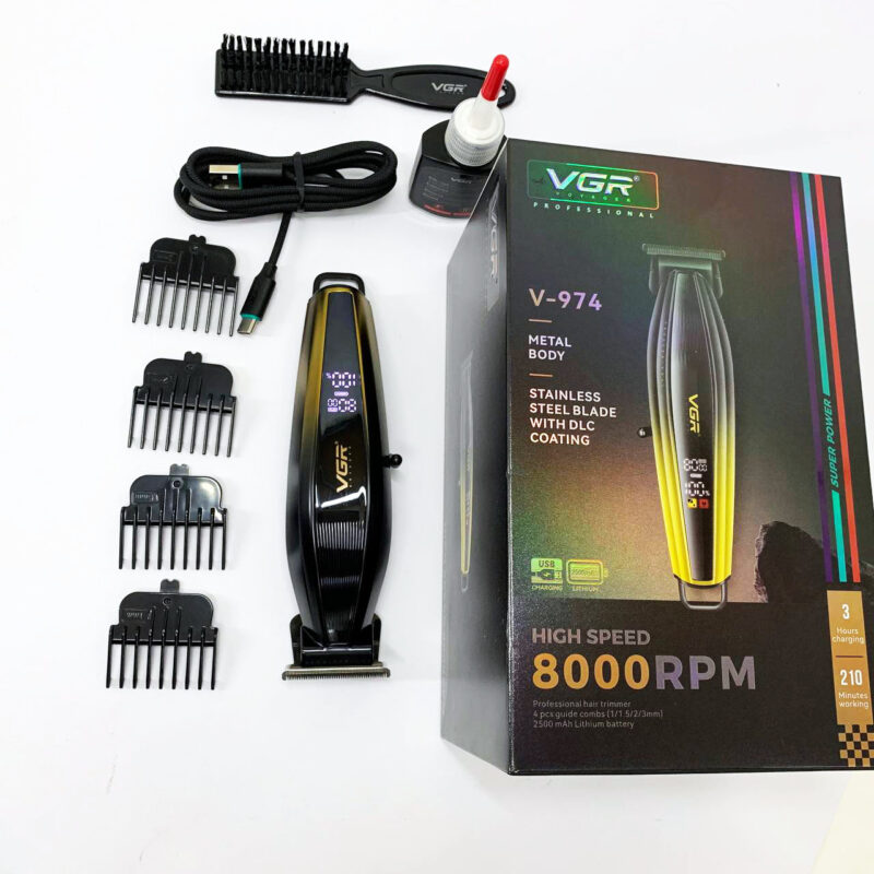 Тример VGR V-974 — бездротовий інструмент для ідеальної стрижки волосся.