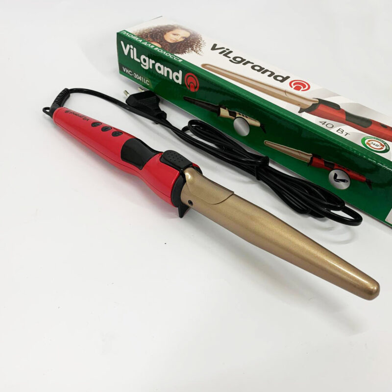 ViLgrand VHC-3041LC — Конусна плойка з анодованим алюмінієвим покриттям та LED дисплеєм