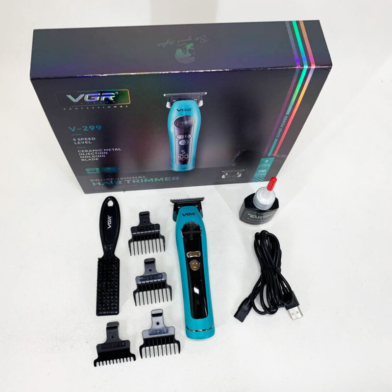 Тример VGR V-299. Синій. Потужний та багатофункціональний пристрій для догляду.