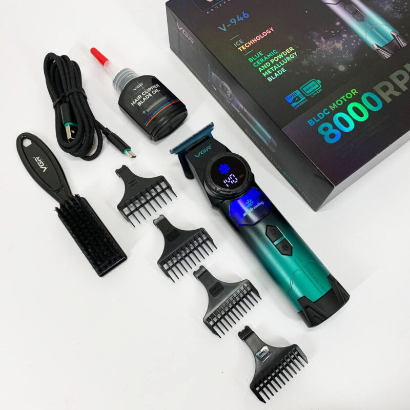 Тример VGR V-946 з технологією охолодження для комфортної стрижки волосся