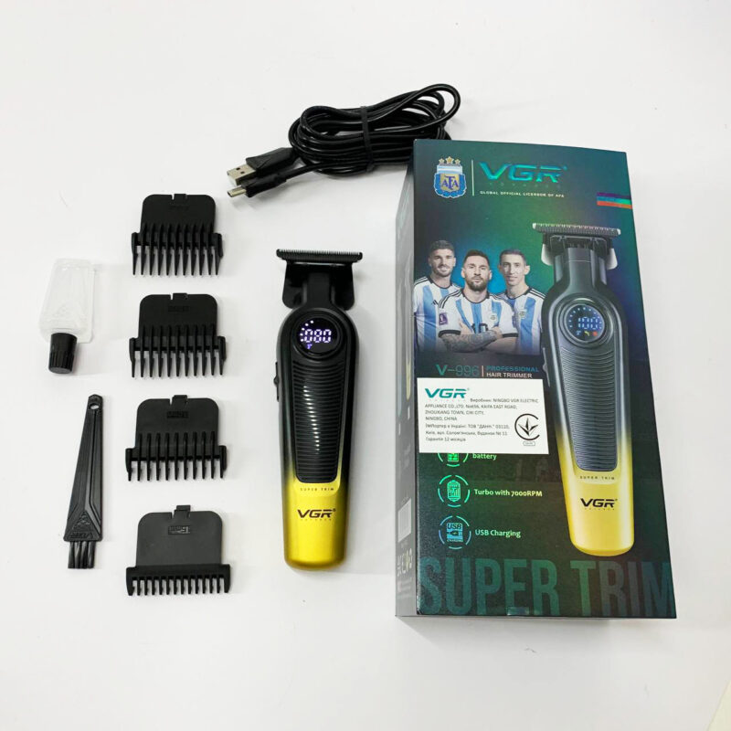 Тример VGR V-996 YELLOW — потужний інструмент для стильних зачісок.