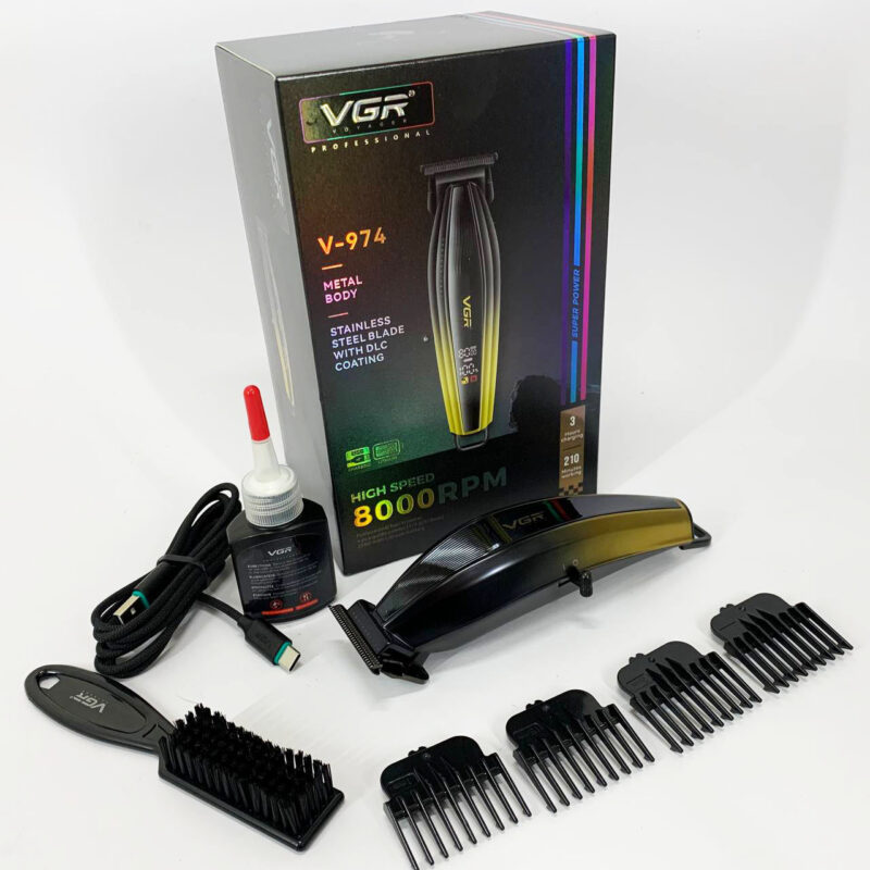Тример VGR V-974 — бездротовий інструмент для ідеальної стрижки волосся.