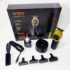Тример для волосся VGR V-886T GOLD 8000RPM 4 насадки — ідеальний помічник для точної стрижки