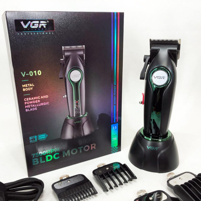 Машинка для стрижки VGR V-010 Professional Metal — швидка та акуратна стрижка для професіоналів і вдома.