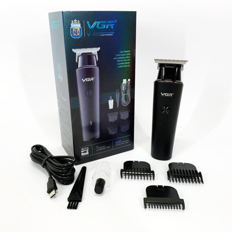 Акумуляторний триммер VGR V-933 — свобода стрижки в будь-яких умовах.