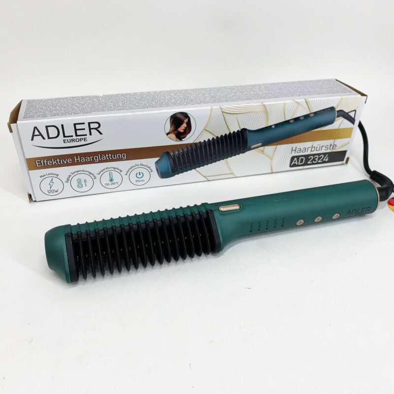 Щетка-выпрямитель ADLER AD-2324 з 5 температурними режимами для безпечного випрямлення волосся