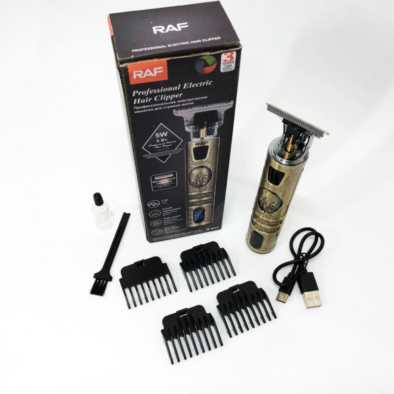 Машинка для стрижки RAF R-433 — компактний тример для точного догляду за волоссям.