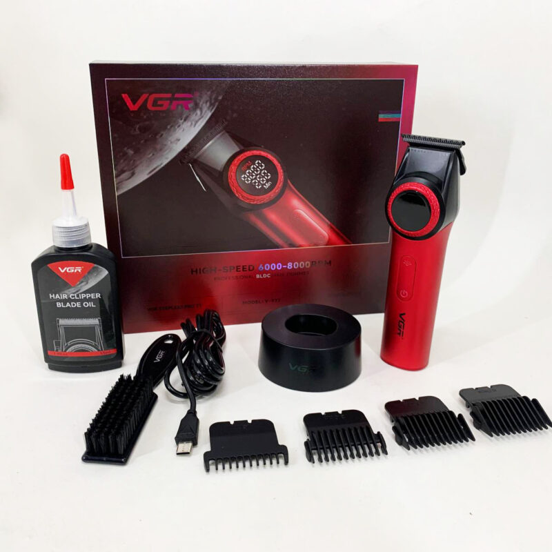 Тример VGR V-977 RED — ідеальний вибір для професійного стайлінгу волосся.