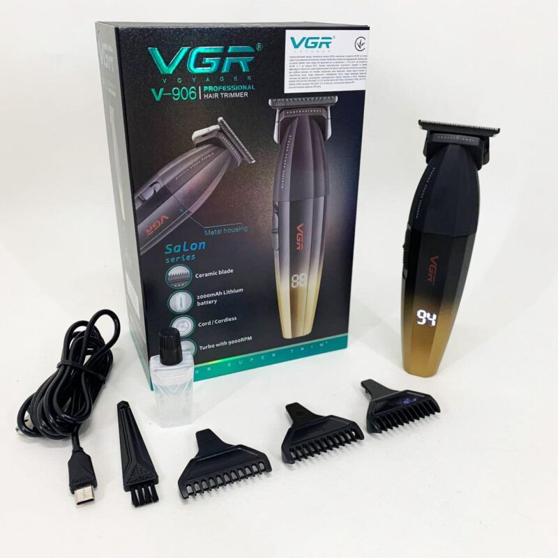 Машинка для стрижки волосся VGR V-906 тример для окантовки та стрижки бороди.