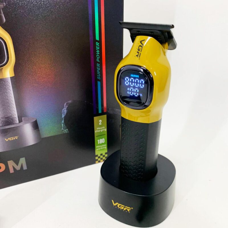 Тример для волосся VGR V-886T GOLD 8000RPM 4 насадки — ідеальний помічник для точної стрижки