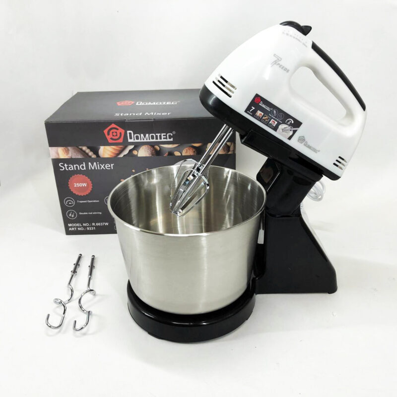 Миксер стаціонарний Domotec R6637W на 250 Вт з 7 швидкостями для кухні