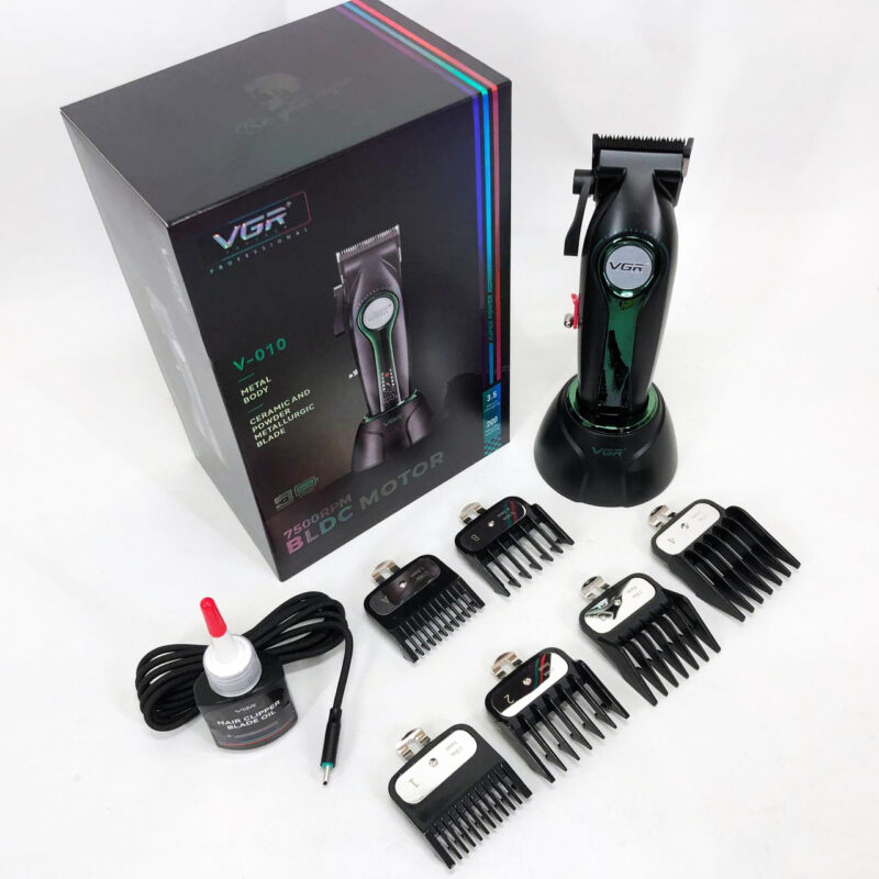 Машинка для стрижки VGR V-010 Professional Metal — швидка та акуратна стрижка для професіоналів і вдома.