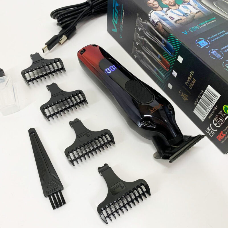 Тример VGR V-998 — зручний бездротовий інструмент для стрижки волосся.