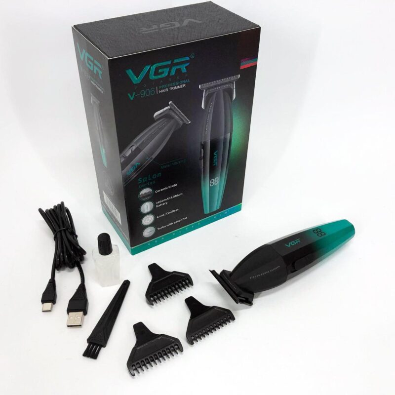 Машинка для стрижки волосся VGR V-906 тример для окантовки та стрижки бороди.