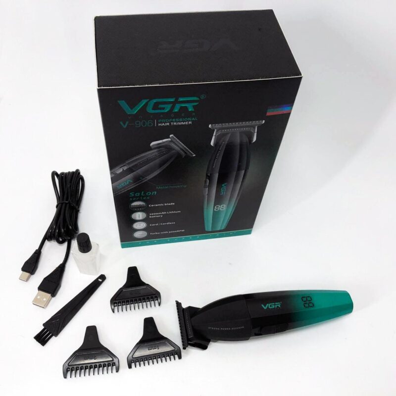Машинка для стрижки волосся VGR V-906 тример для окантовки та стрижки бороди.