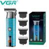 Тример VGR V-943 BLUE — зручний та ефективний догляд за бородою та вусами.