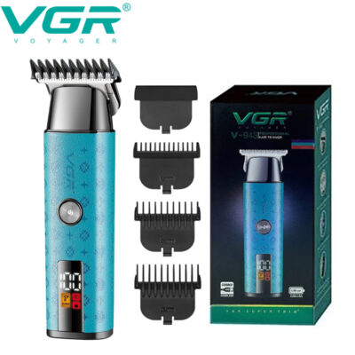 Тример VGR V-943 BLUE — зручний та ефективний догляд за бородою та вусами.
