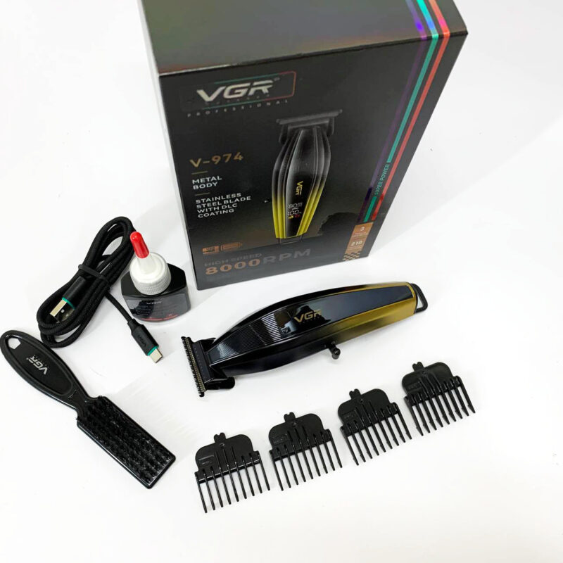 Тример VGR V-974 — бездротовий інструмент для ідеальної стрижки волосся.