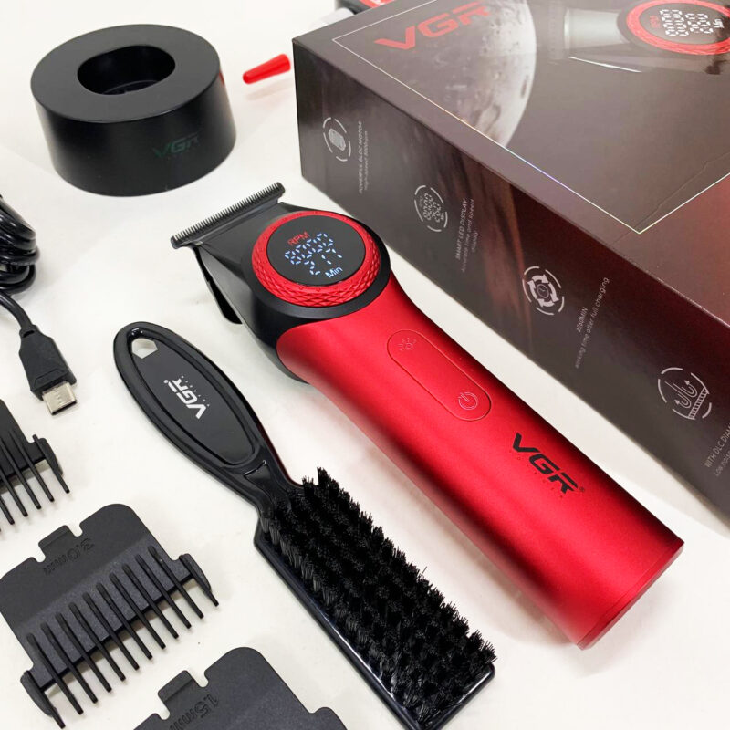 Тример VGR V-977 RED — ідеальний вибір для професійного стайлінгу волосся.