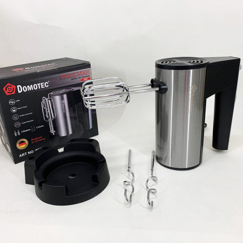 Миксер ручний DOMOTEC R6629A 240Вт 5 швидкостей з двома насадками