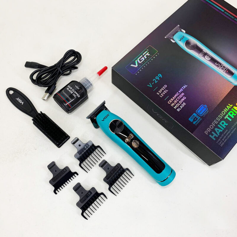 Тример VGR V-299. Синій. Потужний та багатофункціональний пристрій для догляду.