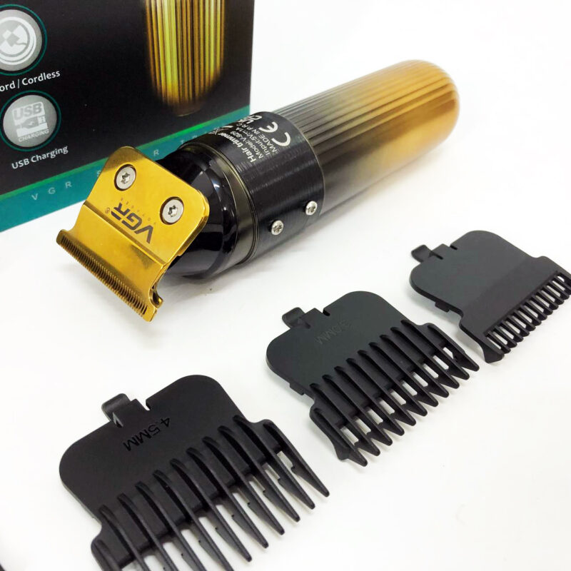 Машинка для стрижки волосся VGR V-929 акумуляторна — триммер для професійних результатів вдома