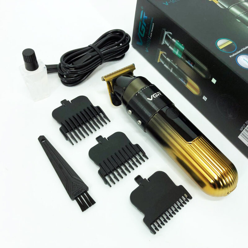 Машинка для стрижки волосся VGR V-929 акумуляторна — триммер для професійних результатів вдома