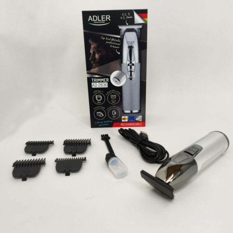 Машинка для стрижки волосся Adler AD-2836S з безболісним вкорочуванням волосся
