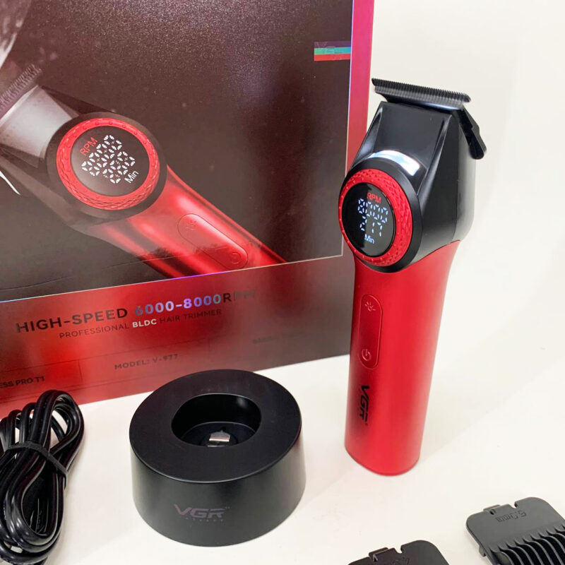 Тример VGR V-977 RED — ідеальний вибір для професійного стайлінгу волосся.