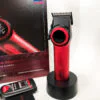 Професійна машинка для стрижки VGR V-001 RED з дисплеєм 9000 об 10 насадками 1,5-24 мм
