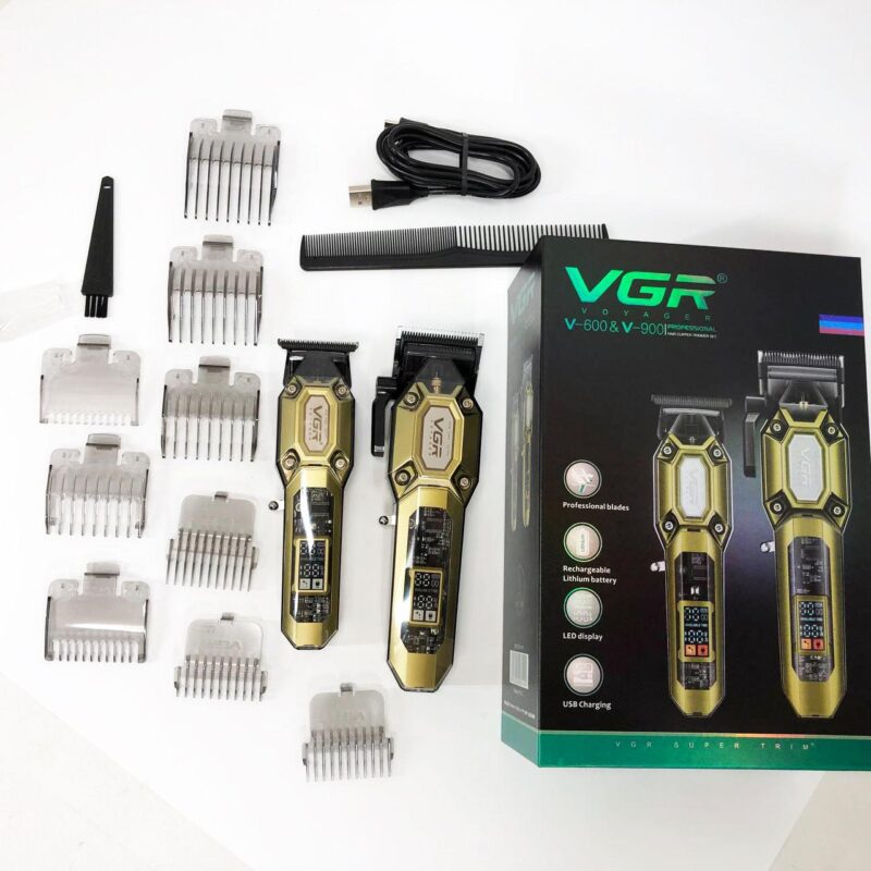 Комплект 2 до 1 VGR V-600 V-900 — зручний інструмент для професійної стрижки вдома.