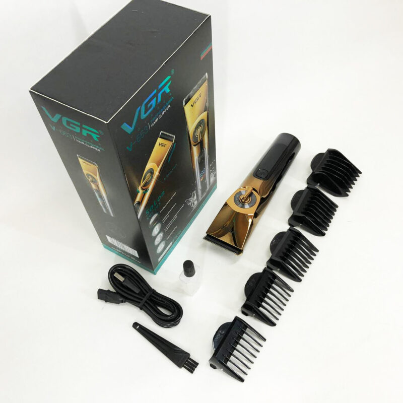 Професійна бездротова машинка для стрижки VGR V-663 — точність і зручність у кожному зрізі.