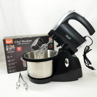Миксер кухонний RAF R.6662 з підставкою і чашею 3 л, 5 швидкостей, 1000 Вт