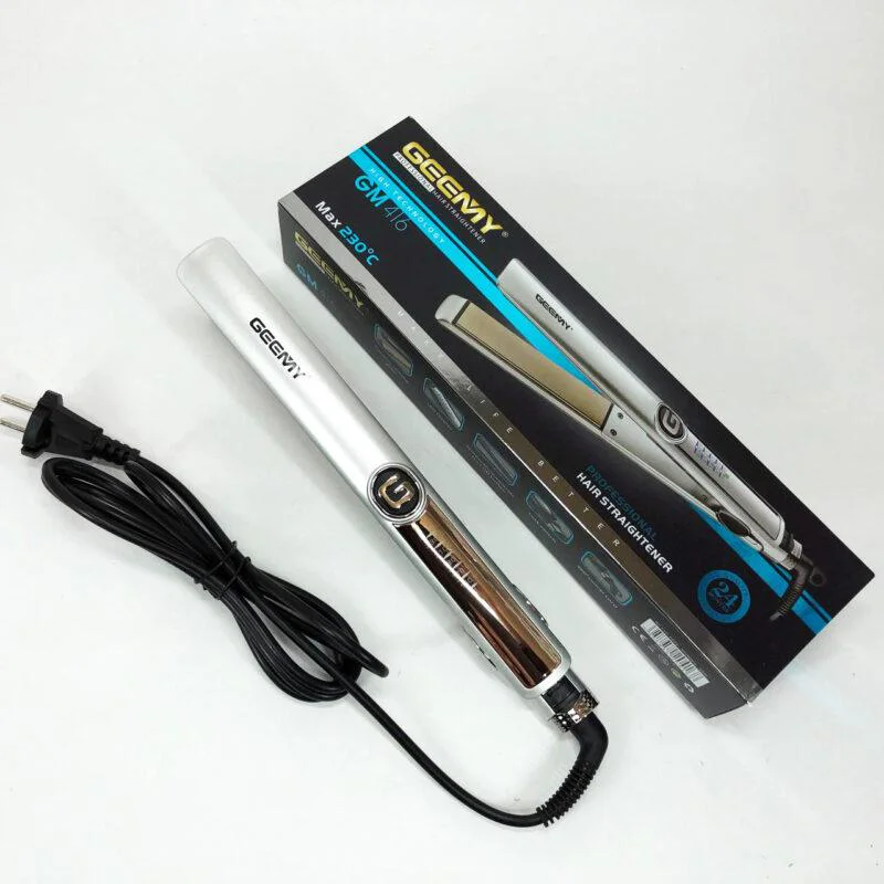 Выпрямитель-утюжок для волос Gemei GM-416 з LED-дисплеєм та 5 температурними режимами