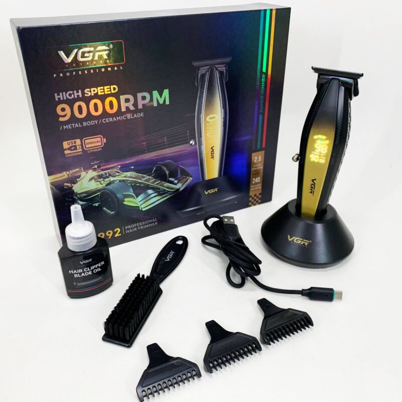 Машинка для стрижки волосся VGR V-992 GOLD з потужним мотором для ідеальної зачіски