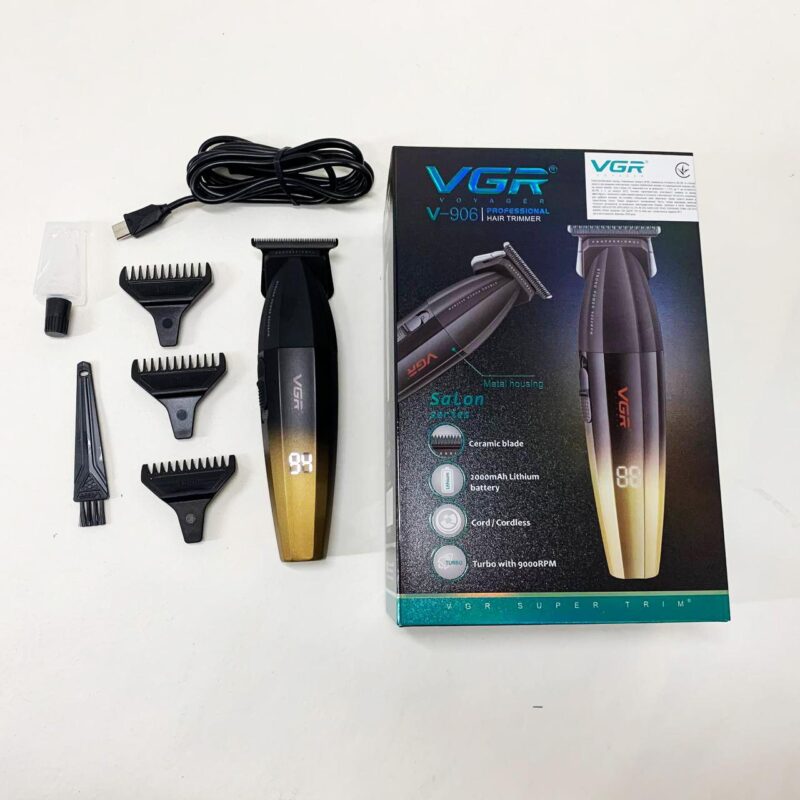 Машинка для стрижки волосся VGR V-906 тример для окантовки та стрижки бороди.
